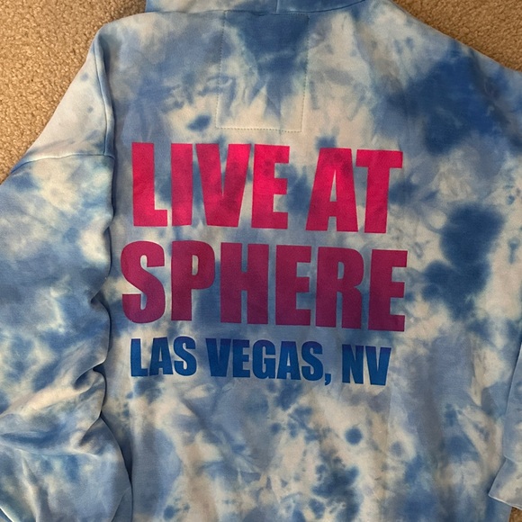 Aviator Nation Backstreet Boys Blue Tie-Dye Hoodie Official Winter Merch - Picture 11 of 11